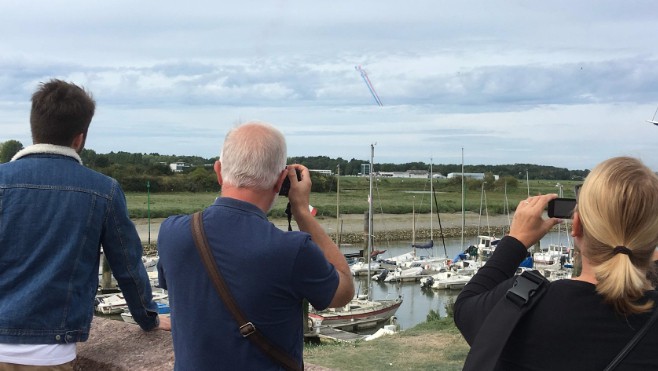 La Patrouille de France a fait le show au Touquet.