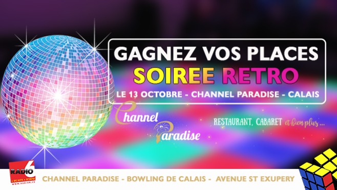 Gagnez vos entrées pour la soirée Rétro 80 du Channel Paradise