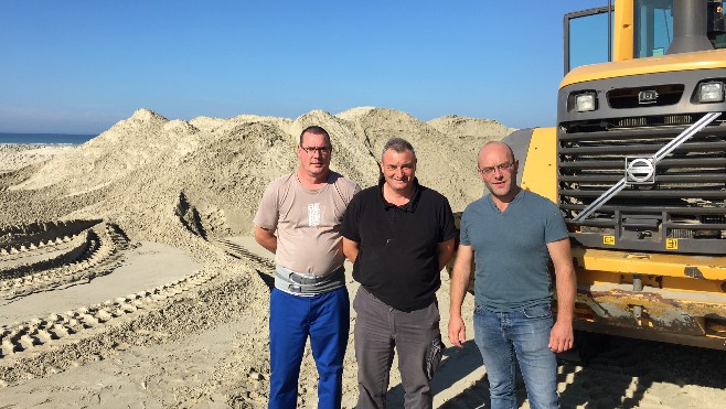 Berck: à J-3 du Beach Cross, la piste est presque terminée