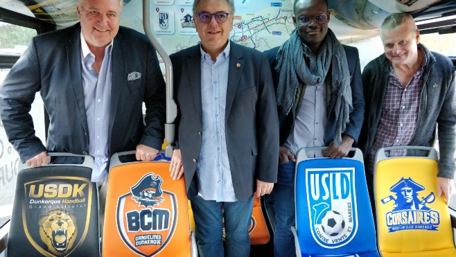 Dunkerque : des bus aux couleurs des clubs de haut niveau ! 