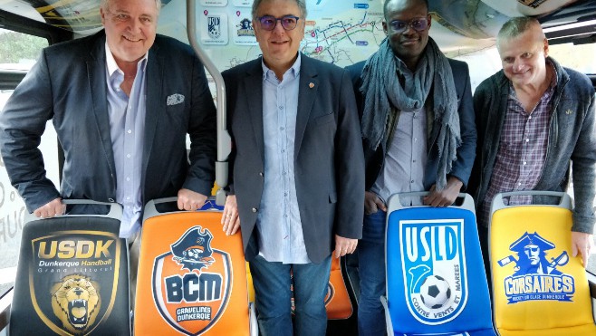 Dunkerque : des bus aux couleurs des clubs de haut niveau !