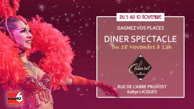 Gagnez vos invitations pour le Cabaret de Licques