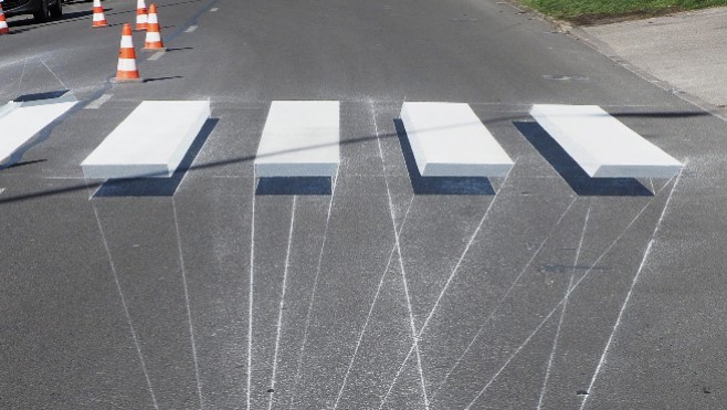 Bientôt des passages piétons 3D à Calais