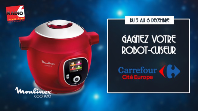 Carrefour Coquelles vous offre votre Cookéo Moulinex (Carrefour est ouvert les dimanches de décembre)