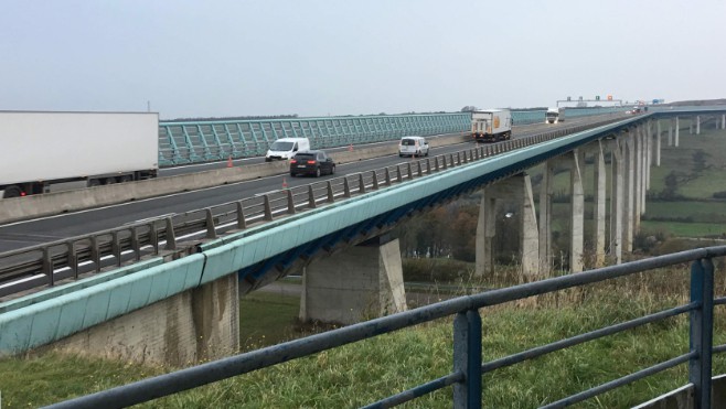 Premières nuits de travaux sur le viaduc de l’A16 !  