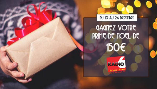 Radio 6 vous offre 150€ pour Noël