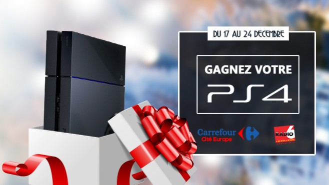 Gagnez une PS4 avec Carrefour Coquelles