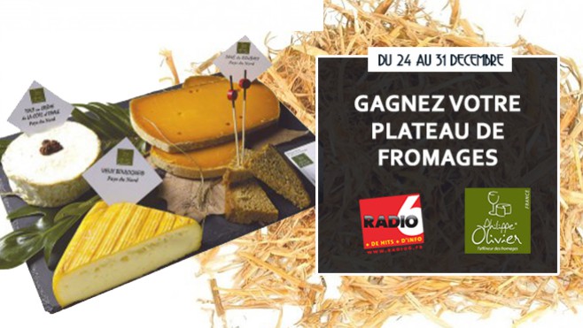[Jeu Antenne et Jeu Web] Gagnez votre plateau de fromages avec les fromageries Philippe Olivier (LES GAGNANTS)