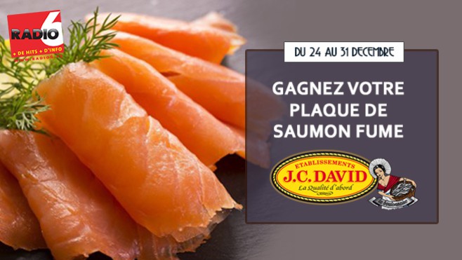 Gagnez votre plaque de Saumon Fumé avec JC David à Boulogne Sur Mer