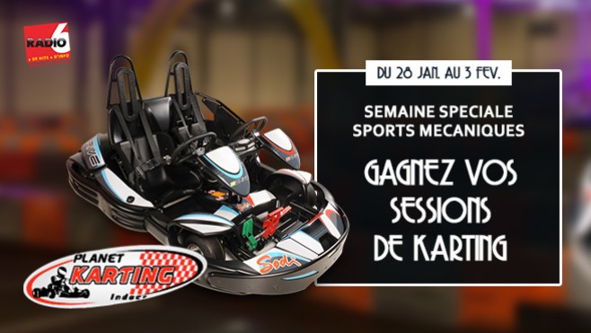 [Jeu Antenne] Gagnez votre session de Karting avec Planet' Karting