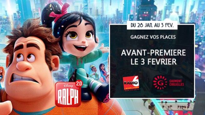 [Jeu Web] - Gagnez 2 invitations pour l'avant première de Ralph au Gaumont Coquelles