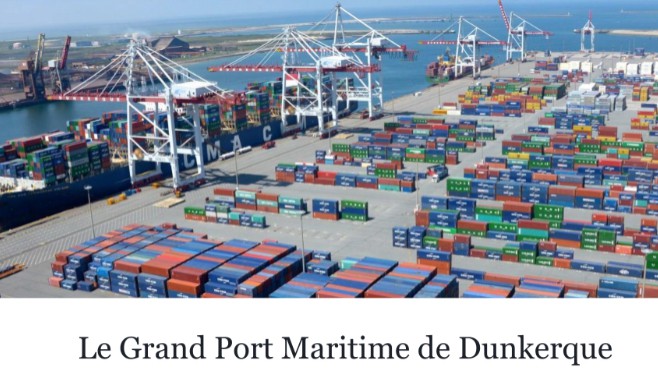 Plus de 420 000 containers transitent par le port de Dunkerque...