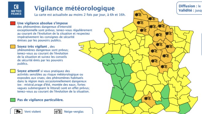 La Côte d'Opale relativement épargnée par la neige 