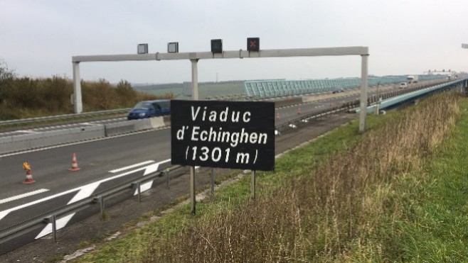 Reprise des travaux sur le viaduc d'Echinghen