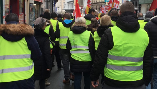 Une marche des gilets jaunes samedi après-midi à Boulogne sur mer.