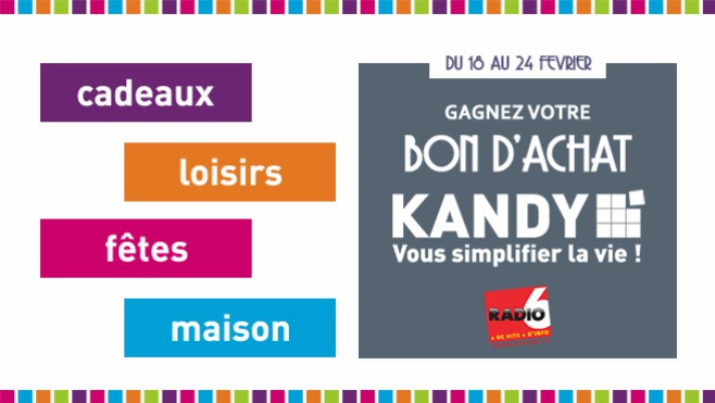 [Jeu Antenne] - Gagnez votre bon de 40€ à dépenser chez Kandy