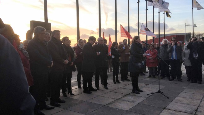 300 personnes pour dire non à l'antisémitisme à Dunkerque.
