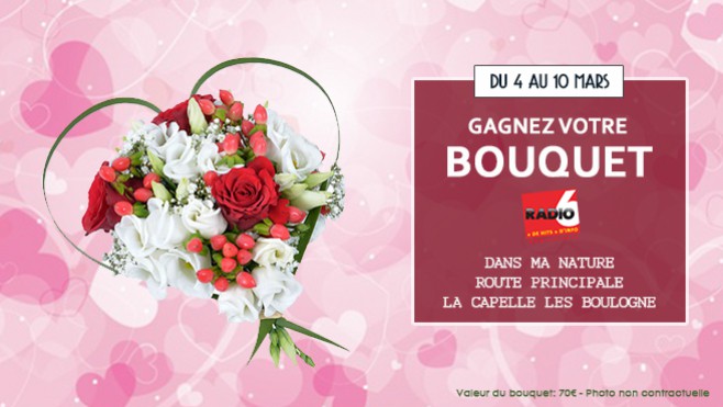 [Jeu Antenne] - Gagnez votre bouquet d'une valeur de 60€ avec DANS MA NATURE à la Capelle Les Boulogne