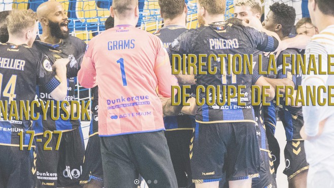 Dunkerque en finale de la Coupe de France de handball !
