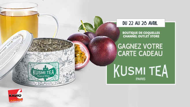 [Jeu Antenne] - Gagnez votre carte cadeau de 60€ avec la boutique KUSMI TEA de Coquelles