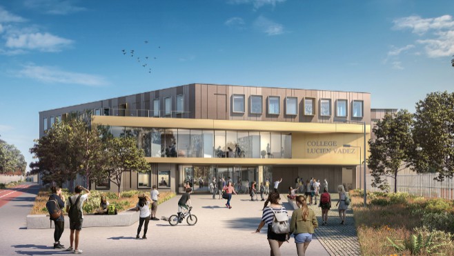 A Calais, 15 millions d’euros pour la reconstruction du Collège Vadez !