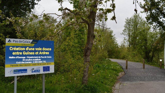 L’EuroVélo route entre Guînes et Ardres bientôt accessible