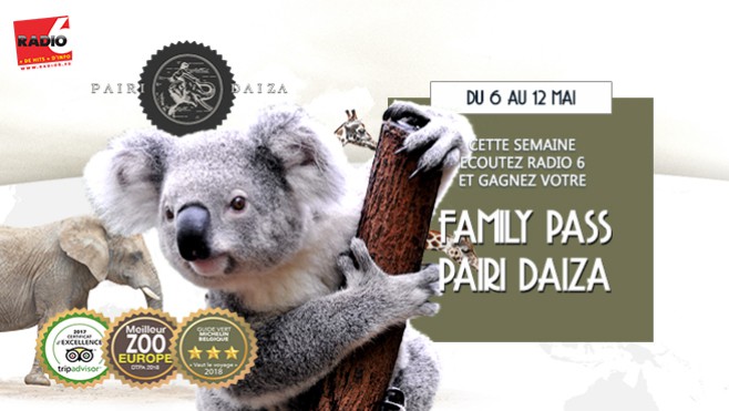 [Jeu SMS] - Gagnez votre Family Pass (5 personnes) pour Pairi Daiza le 18 Mai - En accord avec Littoral Nord Autocars