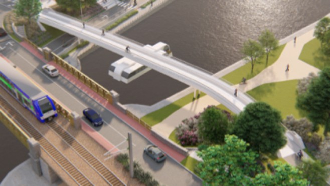 Calais : création prochaine d’une passerelle cyclo-piétonne parallèle au pont Mollien