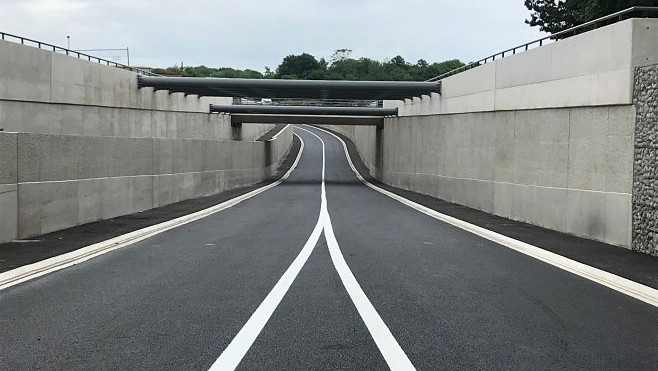 A Verton, la route du pont-rail ouvre aujourd'hui