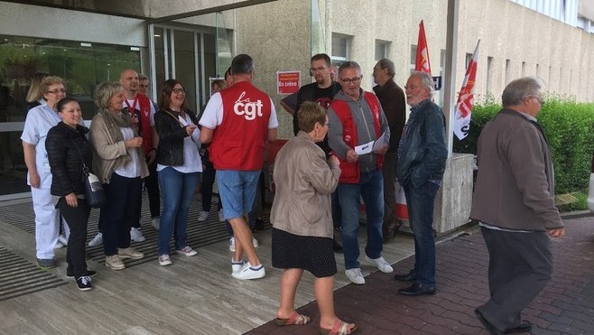 200 salariés en grève à l'hôpital de Boulogne sur mer.