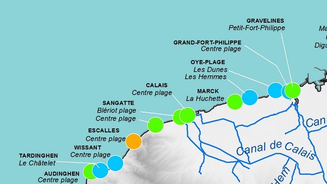 Eaux de baignade : les plages du Calaisis de mieux en mieux !