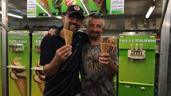 Bruno François, du p'tit glacier ne peut plus vendre ses glaces à Wimereux...