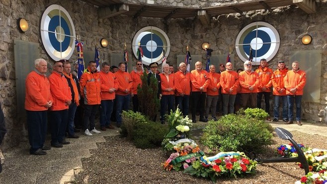 Un hommage rendu aux sauveteurs en mer ce jeudi à Boulogne sur mer.