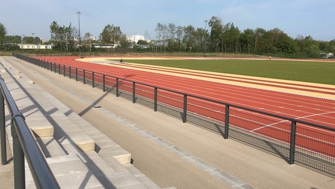 La piste d’athlétisme Kathrine Switzer inaugurée le 16 juin à Dunkerque.