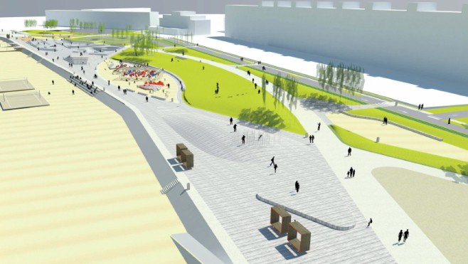 Le conseil municipal de Calais adopte le plan de financement du front de mer