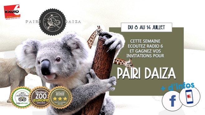 ROUE AUX CADEAUX - Gagnez vos entrées pour PAIRI DAIZA