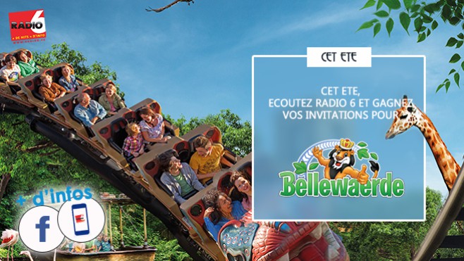 [ROUE AUX CADEAUX] - Radio 6 vous invite à Bellewaerde Park 