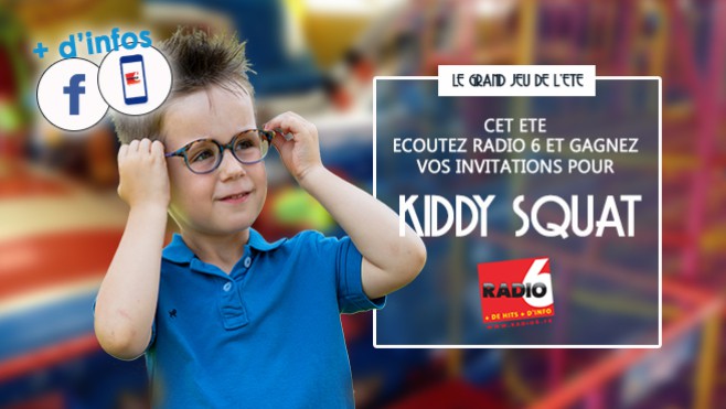[ROUE AUX CADEAUX] - Lancez la roue aux cadeaux de Radio 6 et gagnez vos entrées pour Kiddy Squat, votre aire de jeux à Teteghem