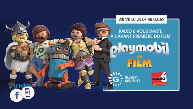 [JEU SMS] - Gagnez des invitations pour l'avant première du film Playmobil au Gaumont Coquelles