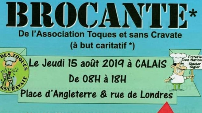 Grande braderie du 15 août à Calais