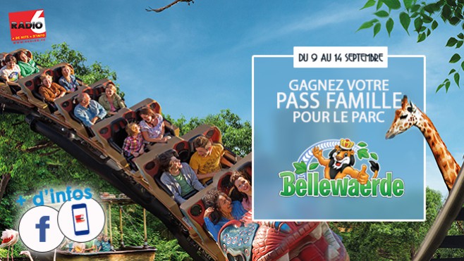 Gagnez 5 places pour Bellewaerde Park
