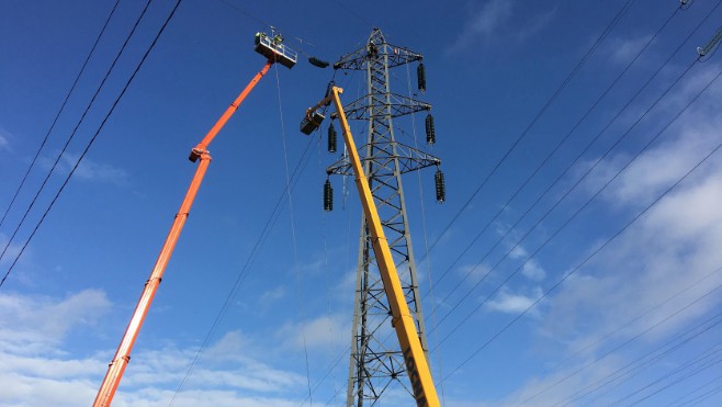 Les pylônes électriques entre Grande-Synthe et Holque avaient 50 ans.