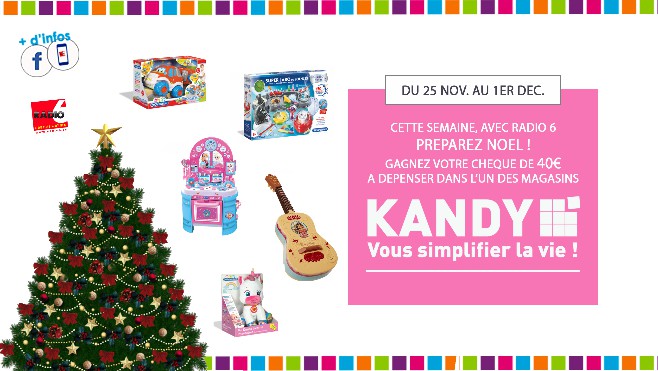 Jeu Antenne - Gagnez votre chèque KDO de 40€ avec Kandy