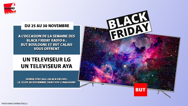 GRAND JEU BLACK FRIDAY avec BUT à Calais et BUT à Boulogne Sur Mer