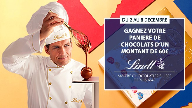 GRAND JEU DE NOEL - Gagnez votre panière de 60€ de chocolats avec Lindt Coquelles