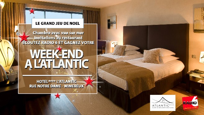 GRAND JEU DE NOEL - Gagnez votre week end COCOONING à l'hôtel Atlantic de Wimereux