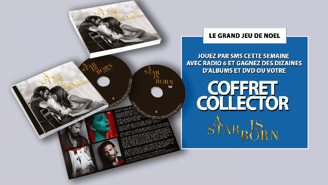 Jeu SMS  -  Gagnez l'album A STAR IS BORN ou le Coffret Collector Edition Limitée