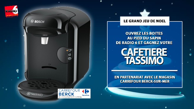 GRAND JEU DE NOEL - Gagnez une cafetière TASSIMO avec Carrefour à Berck Sur Mer