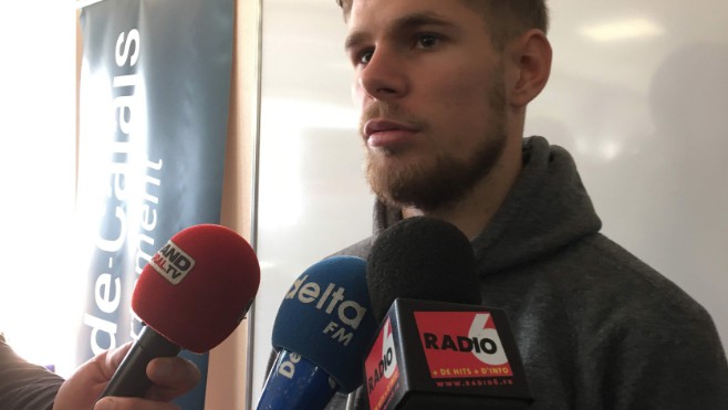 Jimmy Gressier parrain des sections sportives du Collège Jean Moulin au Portel.