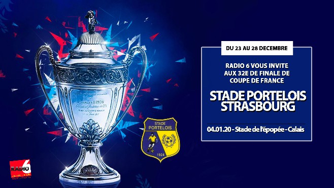 Jeu Sms - Gagnez 2 places pour le match de coupe de France : Stade Portelois / Strasbourg 